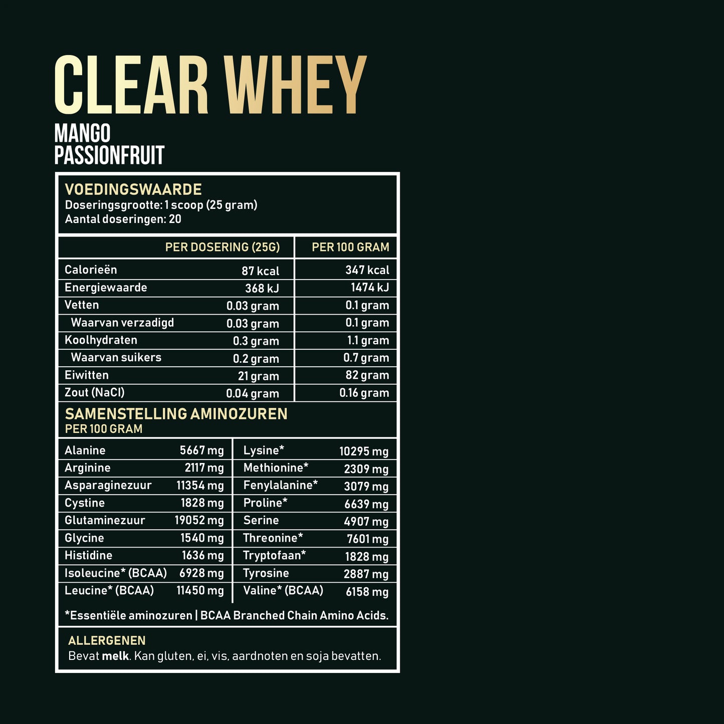 Aesir Essence Clear Whey